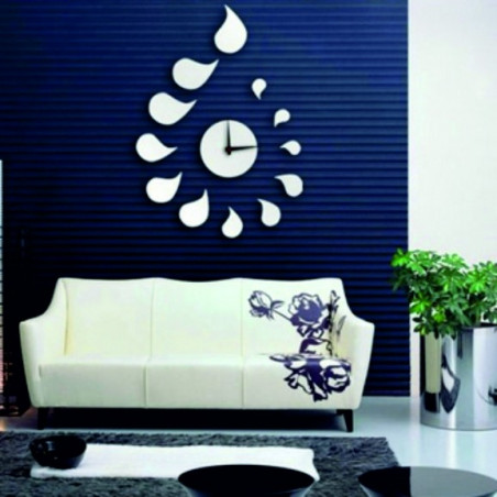 DIY ROZMARIN naklejka na zegar ścienny z kroplą