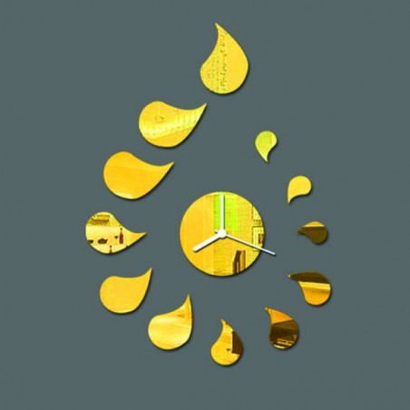 DIY ROZMARIN naklejka na zegar ścienny z kroplą