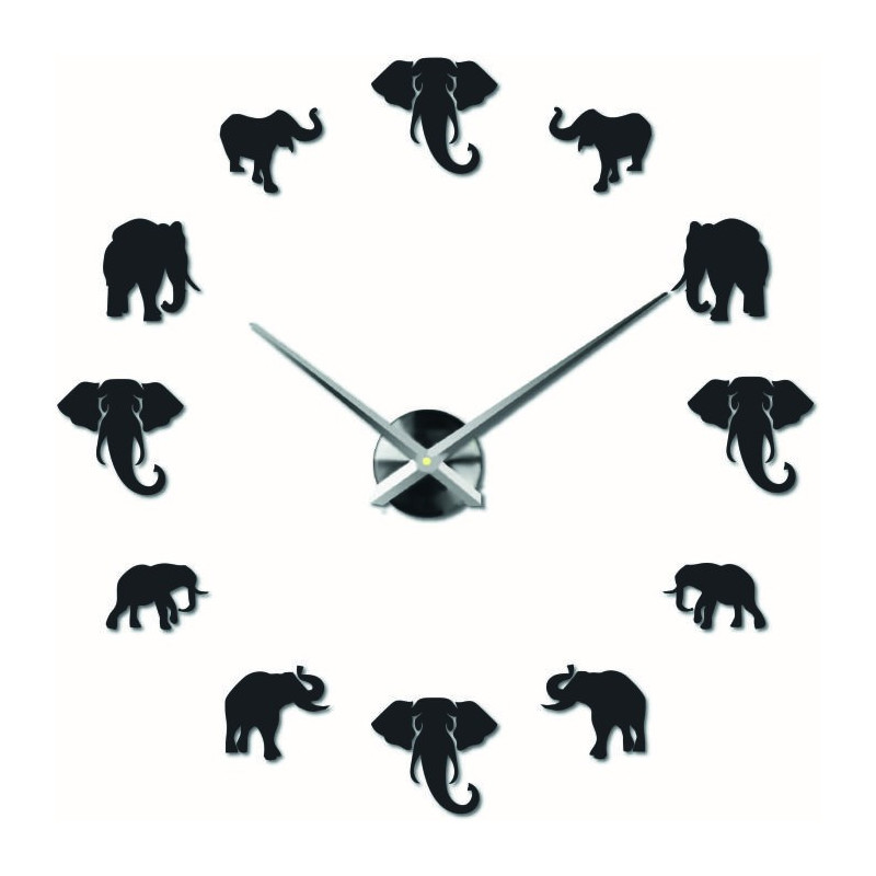 Sentop - Nowoczesny zegar ścienny naklejany na...