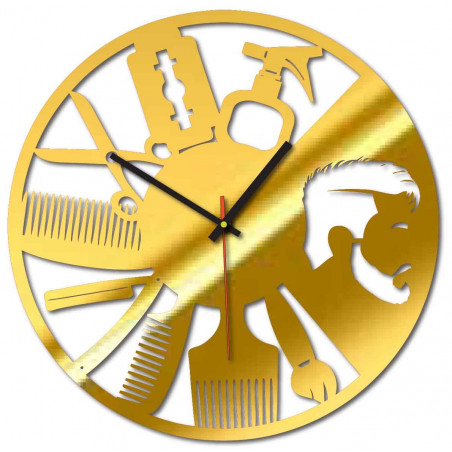 Nowoczesny zegar ścienny do salonu, czarny X0098