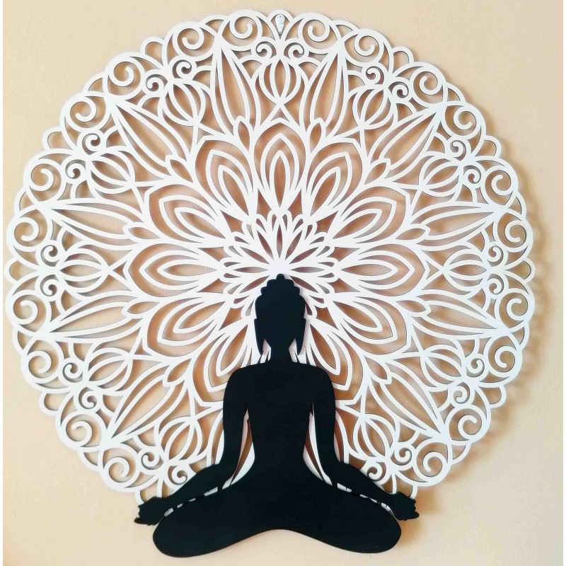 Sentop - Mandala obraz 3D na ścianie kolorowej...