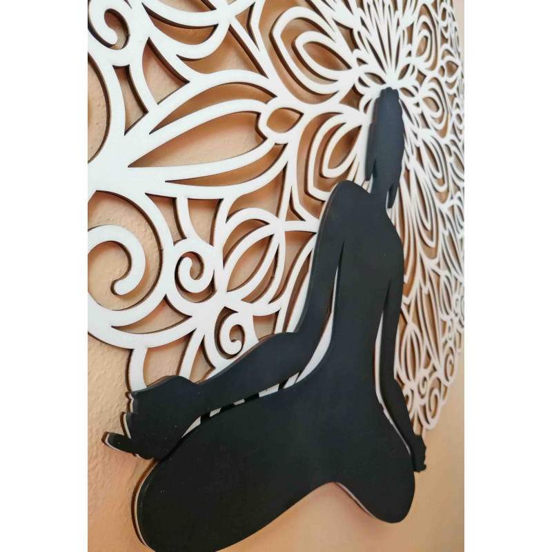 Sentop - Mandala obraz 3D na ścianie kolorowej...