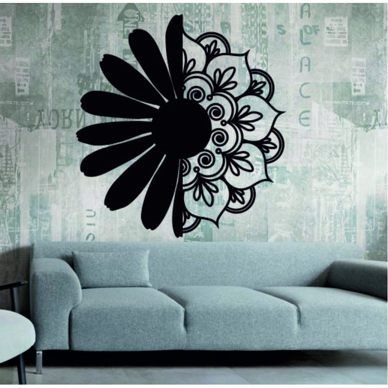 Sentop - Drewniany obraz na ścianie kwiat MARGARETU