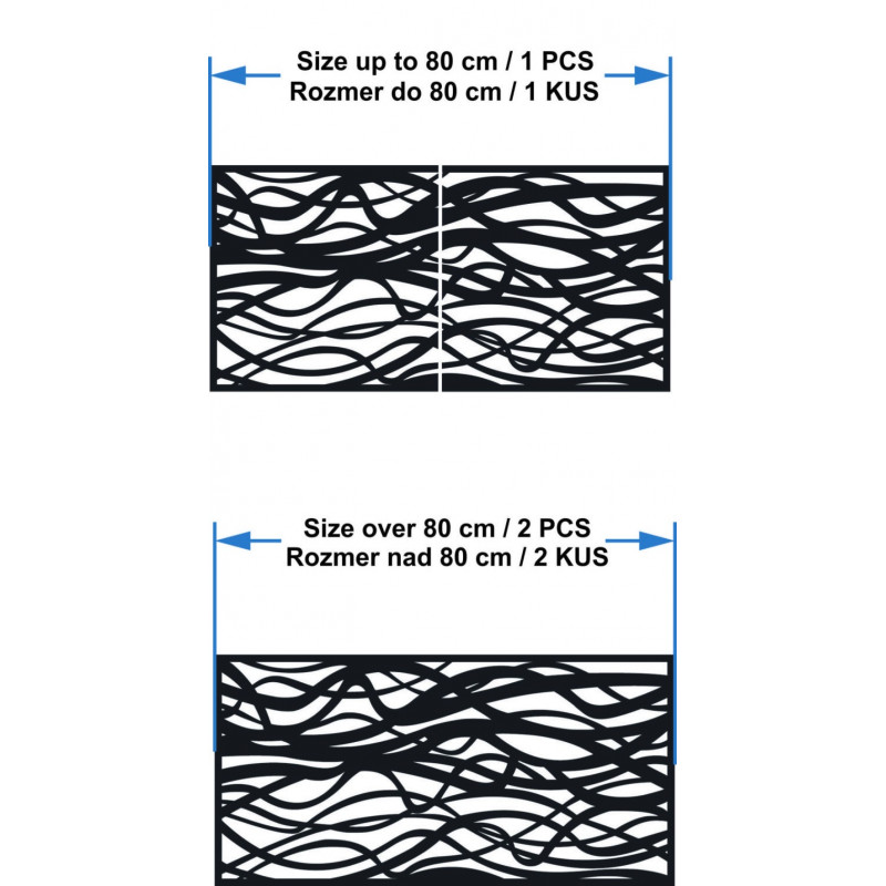 Drewniany obraz ścienny z gałęziami - HARABASO