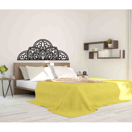 Drewniany obraz ścienny półmandala - BOHEMIA