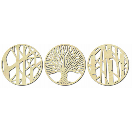 Trzyczęściowy obraz ścienny - YOSED