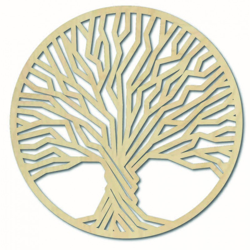 Stylesa - Drewniany obraz na ścianie drzewa