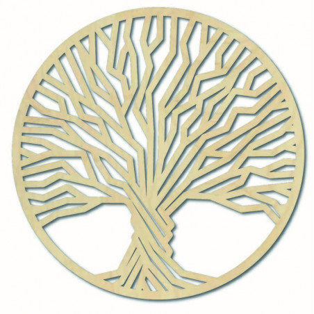 Stylesa - Drewniany obraz na ścianie drzewa