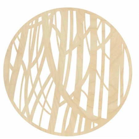 Drewniana dekoracja ścienna z motywem drzewa - HOGGFOG