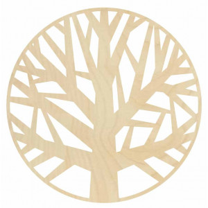 Sentop - Drewniany obraz na ścianie drzewa ze sklejki GOGFOG