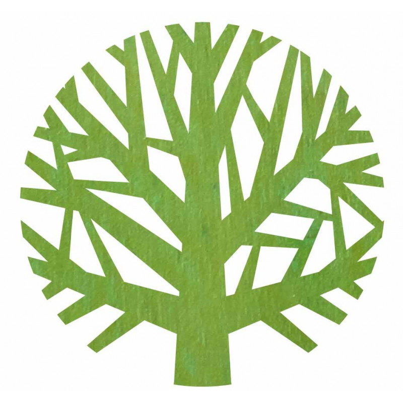 Drewniany obraz ścienny drzewo ze sklejki -...