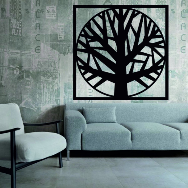 Sentop - Obraz na ścianie drzewo drewniana dekoracja OMARF