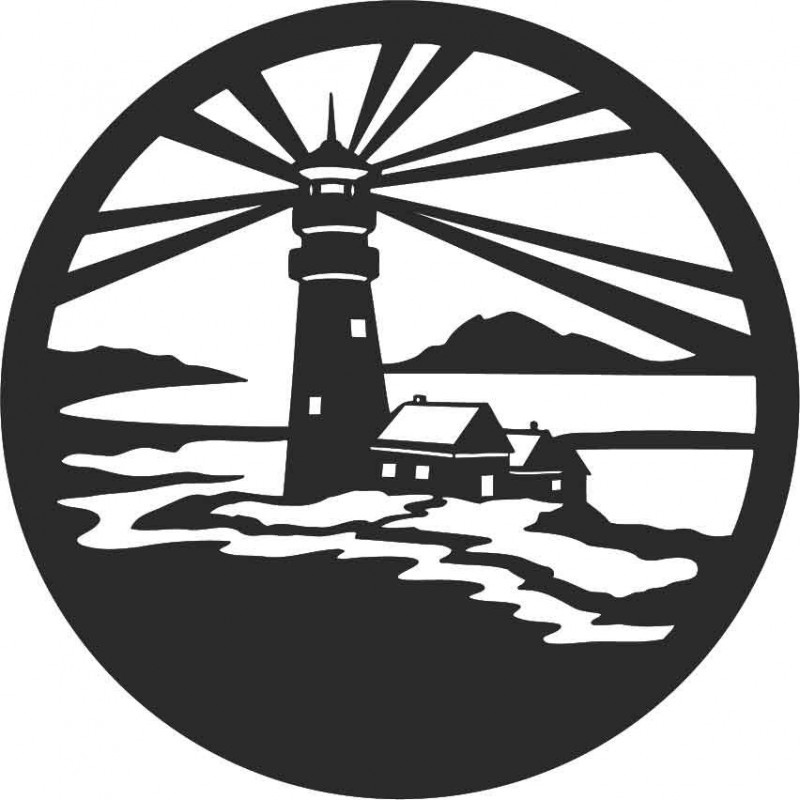 Sentop - Latarnia morska nowoczesny obraz na...