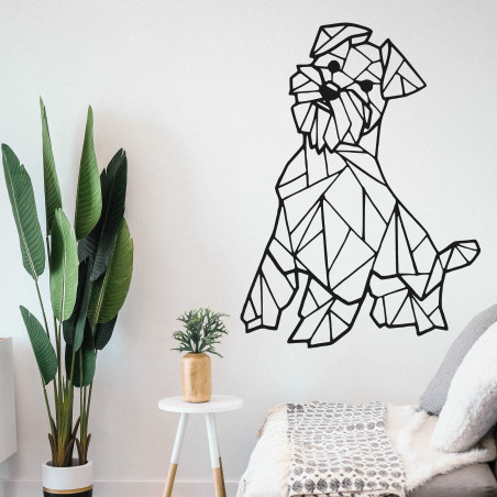 STYLESA Drewniane zdjęcie na ścianie HAFINKO PR0228 czarny