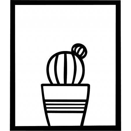 Nowoczesny obraz na ścianie - KAKTUS ALDER | SENTOP