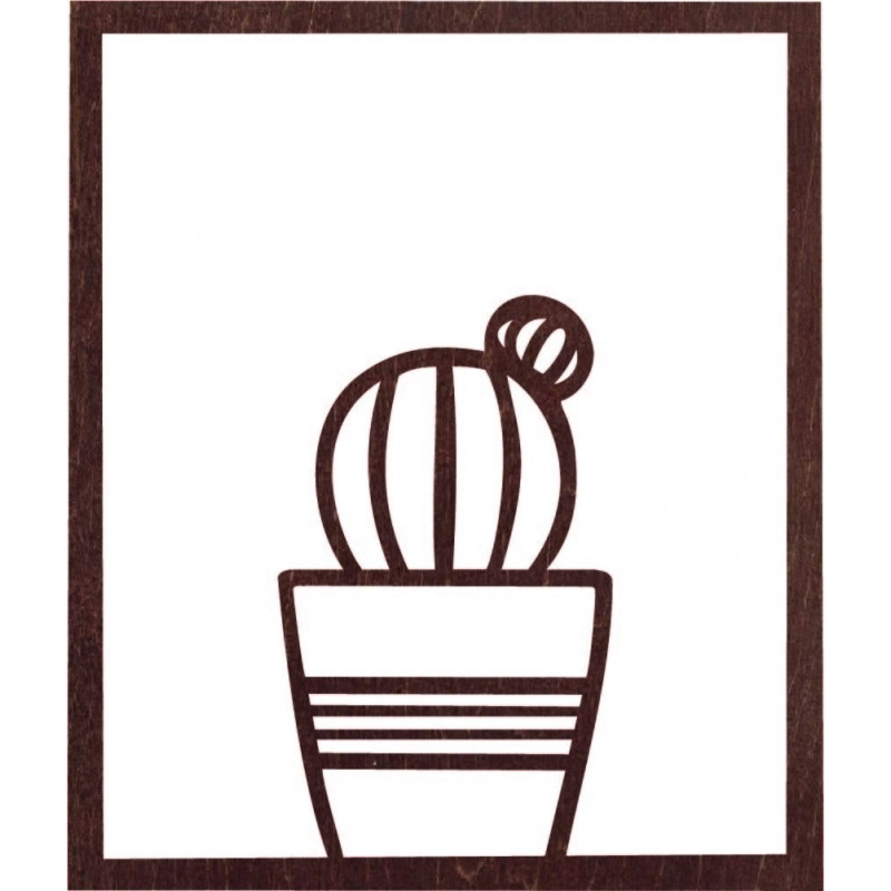 Nowoczesny obraz na ścianie - KAKTUS ALDER |...