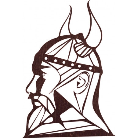 Rzeźbiony drewniany obraz na ścianę Viking - RAGNAR