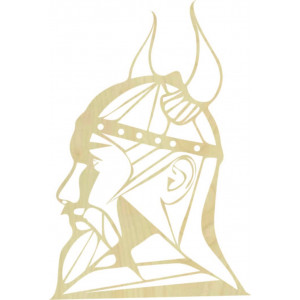 Rzeźbiony drewniany obraz na ścianę Viking - RAGNAR 2