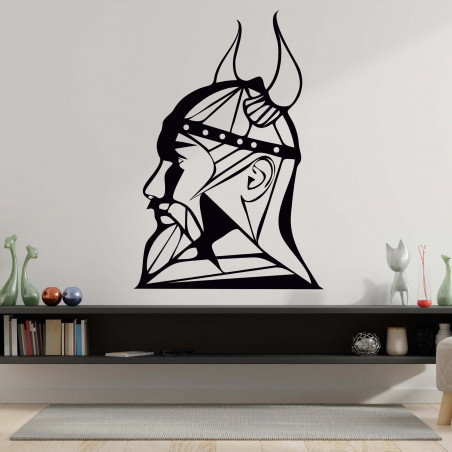 Rzeźbiony drewniany obraz na ścianę Viking - RAGNAR