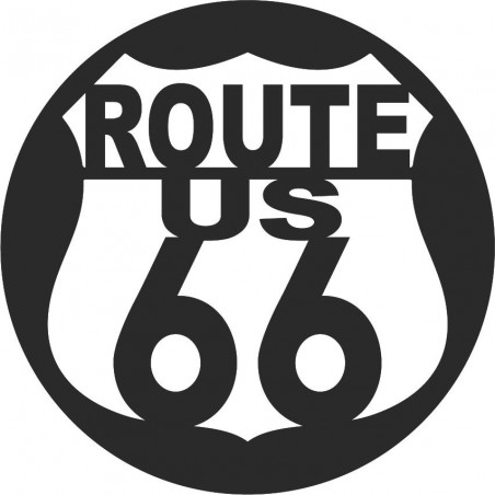 Drewniany obraz ścienny U.S. ROUTE 66