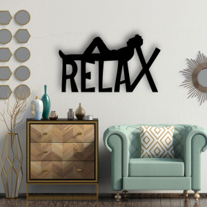 Drewniany obraz na ścianie - RELAX | SENTOP 2