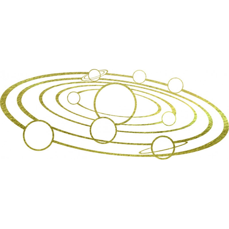 Nowoczesna grafika ścienna Układ Słoneczny - SOLAR