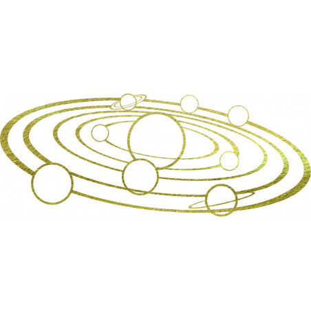 Nowoczesna grafika ścienna Układ Słoneczny - SOLAR