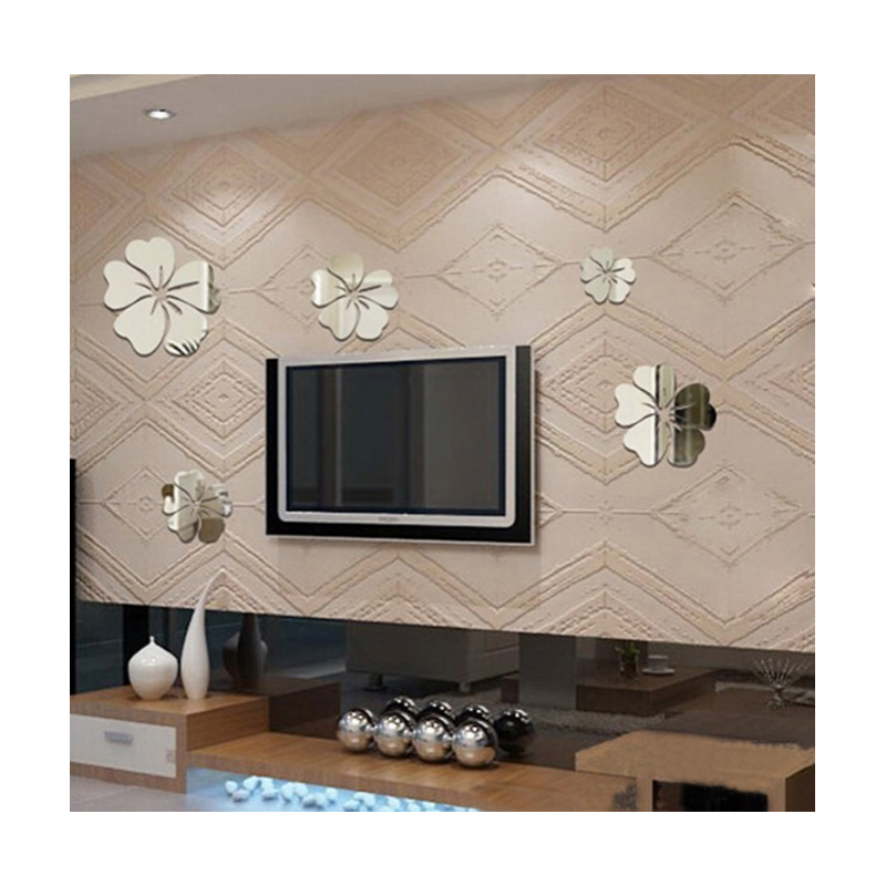 Lustra dekoracyjne. Lustrzana naklejka ścienna, jako obraz lub dekoracja, akrylowa naklejka 3d