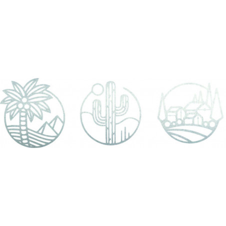 Trzyczęściowy obraz ścienny Sahara - ARAHSA