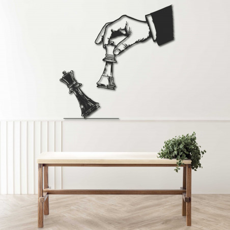 Eleganckie dwuczęściowe malowanie szachownicy - SZACHMAT | SENTOP