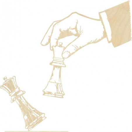 Eleganckie dwuczęściowe malowanie szachownicy - SZACHMAT | SENTOP