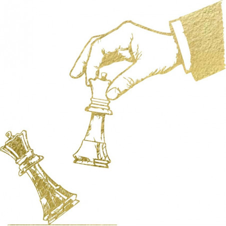 Eleganckie dwuczęściowe malowanie szachownicy - SZACHMAT | SENTOP