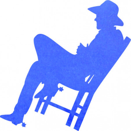 Elegancki drewniany obrazek na ścianę - KOWBOJ | SENTOP