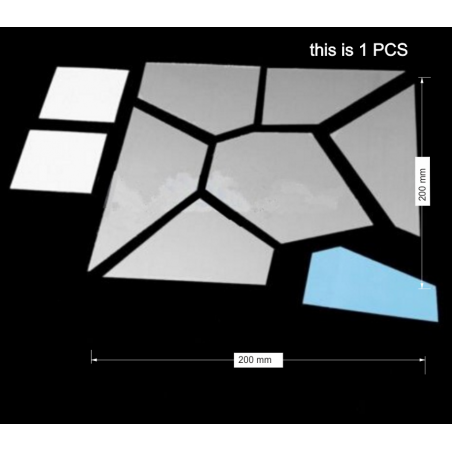 Lustra dekoracyjne. Naklejki lustrzane na ścianę, jako obraz lub dekoracja, naklejka akrylowa 3D