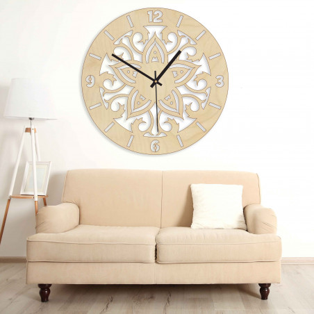 Drewniane zegary - naturalne i kolorowe ozdoby | SENTOP PR0441