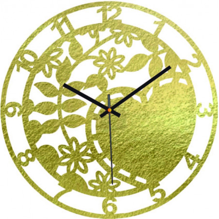 Drewniany zegar ścienny nature - ORTORIK