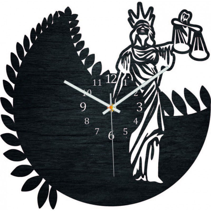 Zegarowy znak zodiaku - Waga - zarówno czarny,...