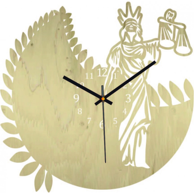Zegarowy znak zodiaku - Waga - zarówno czarny,...