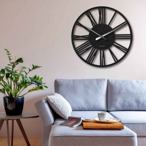 Elegancki, duży rzymski zegar ścienny - 80 cm 2