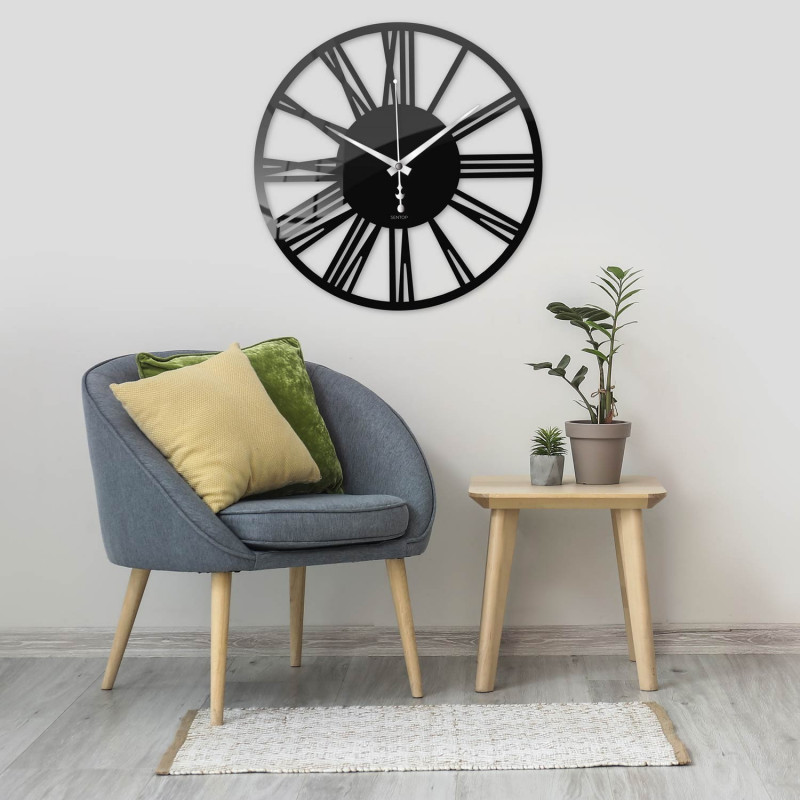 Zegar ścienny z pleksi