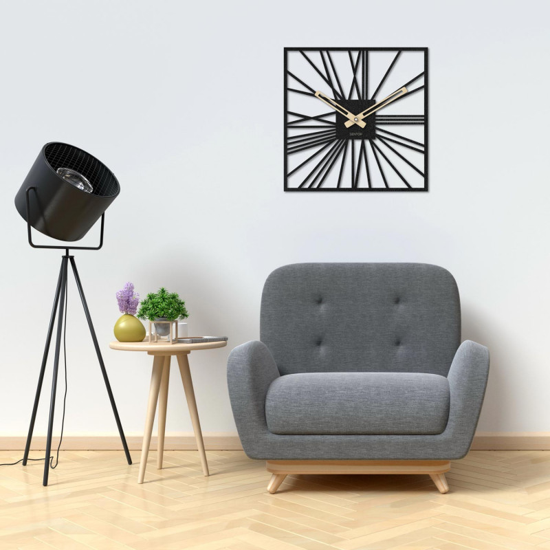 Zegar ścienny - Sentop | HDFK030 | drewniany