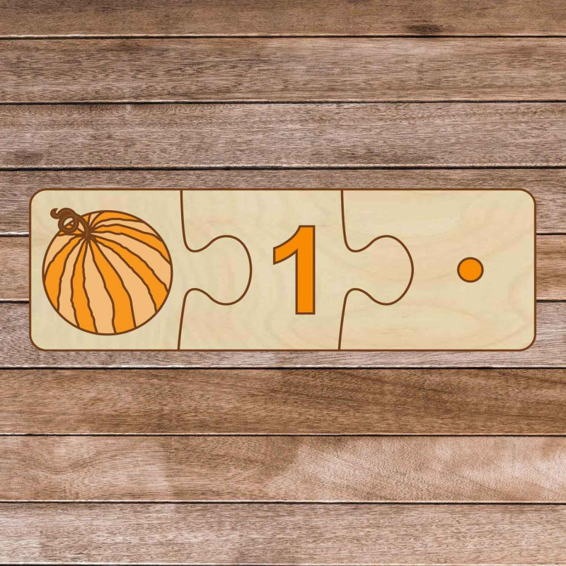 Drewniana układanka dla dzieci - Układanka...