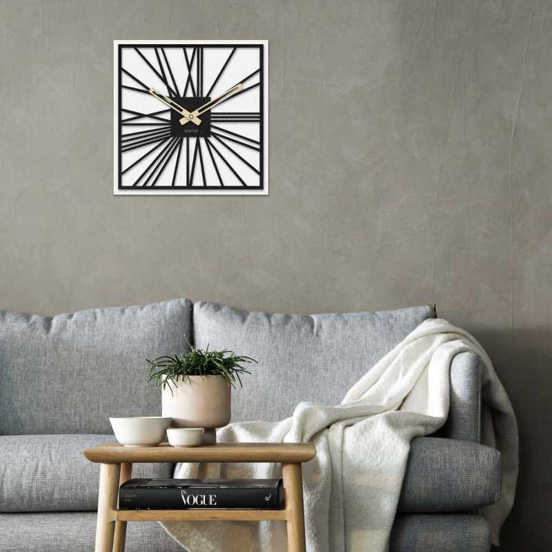 Drewniany zegar ścienny - Sentop | HDFK031 |...