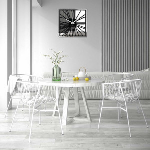 Zegar ścienny z pleksi