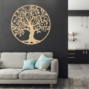 Drewniany obrazek drzewo życia - rodzina | SENTOP