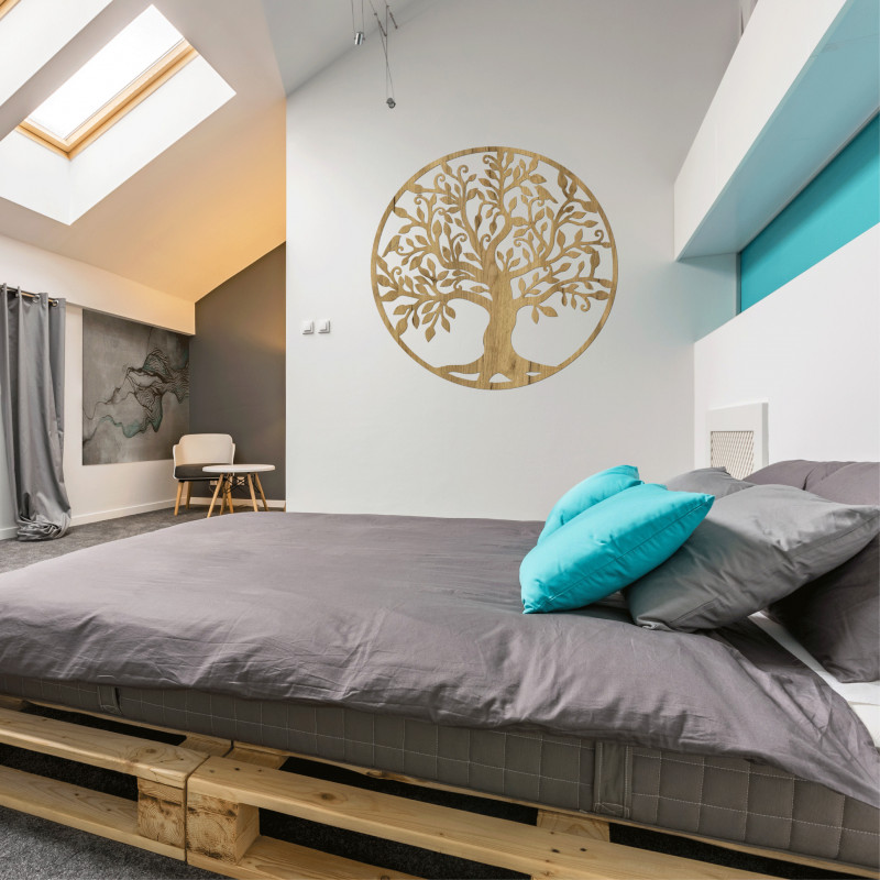 Eleganckie Drzewo Życia wykonane z drewna, idealny dodatek do salonu