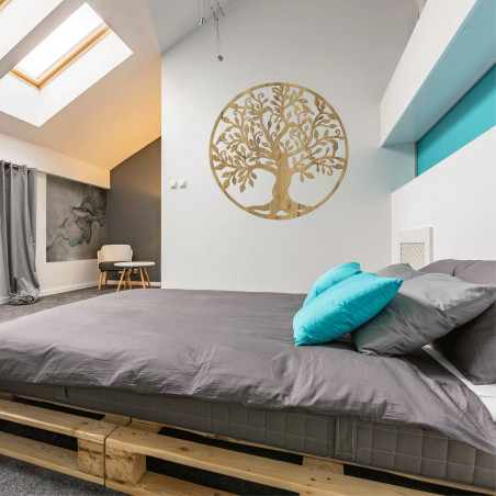 Eleganckie Drzewo Życia wykonane z drewna, idealny dodatek do salonu