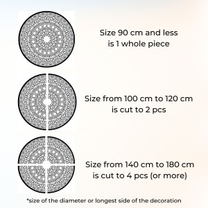 Drewniana mandala na ścianie - Poeta 2