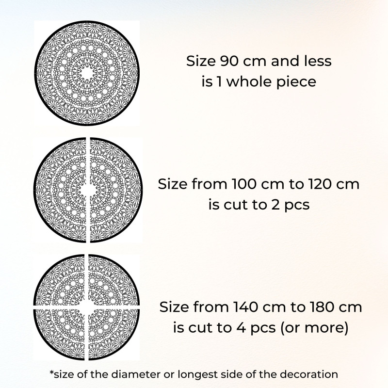 Drewniana mandala na ścianę - Poeta