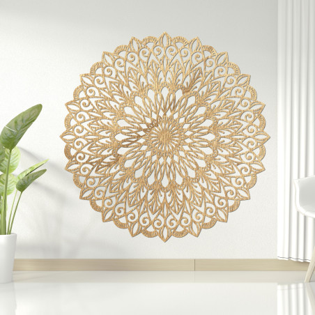 Drewniana mandala na ścianę – Elegancka dekoracja Twojego domu | PROKA